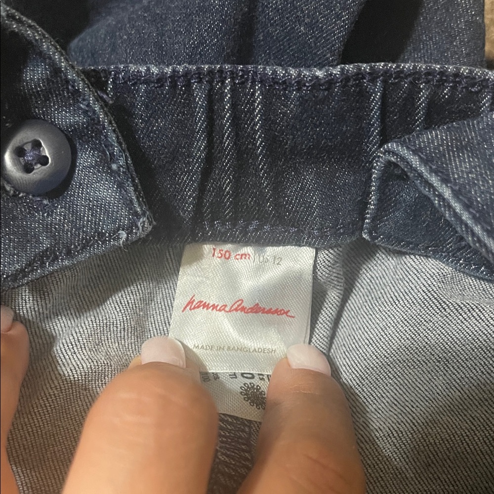 Hanna Andersson Dark Blue Denim Top